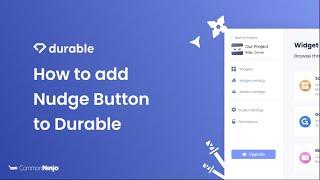 How to add a Nudge Button to Durable