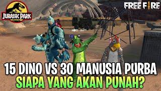 ALIANSI 15 DINO MELAWAN 30 MANUSIA PURBA FREE FIRE BATLEGROUNDS