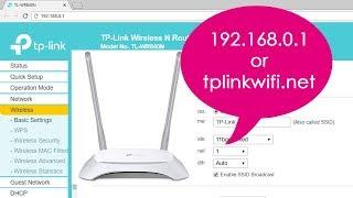 192.168.0.1 | Setup TP-LINK wireless N router TL-WR840N | NETVN