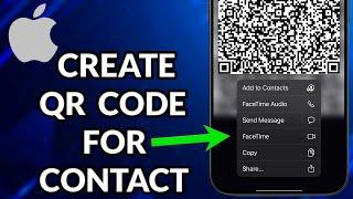How To Create QR Code For Contact iPhone