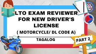 LTO EXAM REVIEWER 2021-2022 PART 2 | UPDATED I MOTORCYCLE | DL CODE A | ZENNIBIT