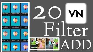 How To Add custom filters in Vn video editing /vn custom filters / vn filters Download