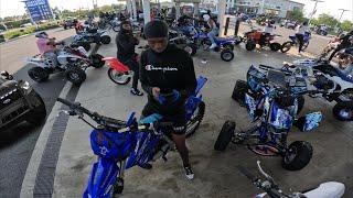 COPS BLITZ GAS STATION OF 500+ DIRTBIKES AT DC ALL STAR RIDEOUT 2024 * FULL VIDEO IN DESCRIPTION *