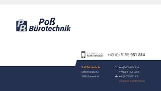 Willkommen bei Poß Bürotechnik Emmerthal, Fachhandel für Bürotechnik