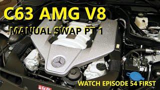 Mercedes AMG C63 V8 manual gearbox conversion TR6060 - PT1