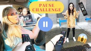 PAUSE CHALLENGE with BESTFRIEND for 24 HOURS!