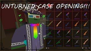 Unturned - 25 CARBON FIBER CASE OPENING! |Gun Skin Crate|Riot Team|