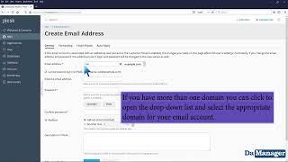 How to Create an Email Account in Plesk   DA MANAGER