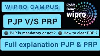 Wipro PJP vs PRP || full discussion wipro official training programs || how to clear PRP ?