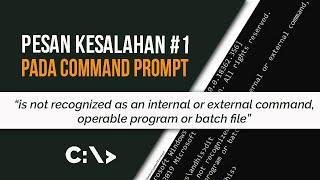 22 | Is not recognized as an internal or external command, operable program or batch file