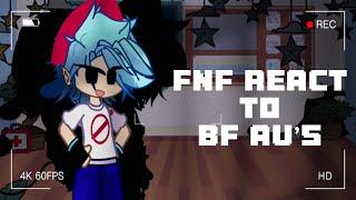 FNF react to BF aus [iNSaNiTY] || FNF Gacha ||