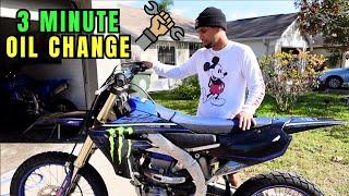 2021 YZ450F OIL CHANGE | HOW TO DIRTBIKE OIL CHANGE | Mr2Moto