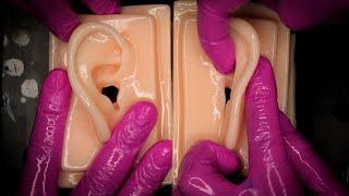 [ASMR] The Best! Simultaneous Ear Massage by Twins (OIL, STRONG, SUB)