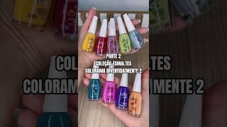 Divertida Mente 2 Testando a coleção de esmaltes da Colorama  #divertidamente2 #insideout #esmalte