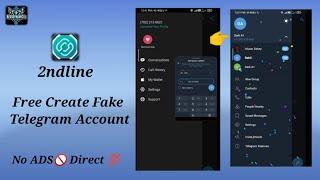 How To Create Fake Telegram Account In 2ndline App | Download Problem Solved | AerodynamicV1