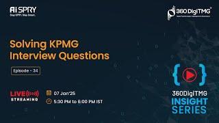 Solving KPMG Interview Questions | 360DigiTMG