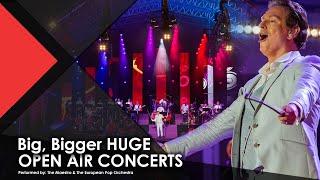 Big, Bigger, HUGE OPEN AIR CONCERTS | OUTSTANDING VOICES - The Maestro & The European Pop Orchestra