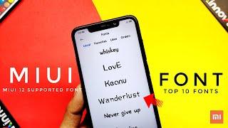Top 10 Best Miui 12/11 Fonts For August 2020 | Miui 11 Supported Fonts