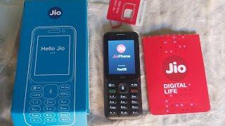 jio mobile phone unboxing//full setup insert sim