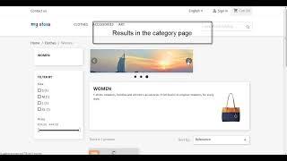 Sliders for category pages module in prestashop