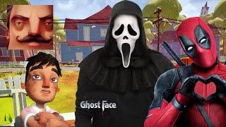 Hello Neighbor - New Secret Neighbor Deadpool Aaron Alien GhostFace History Gameplay Walkthrough