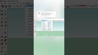 Cara memunculkan Default Tray di sketchup - tutorial sketchup pemula | tanya jawab sketchup