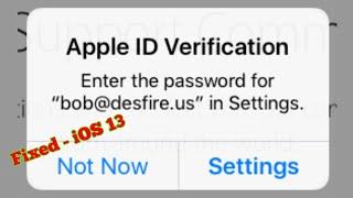 Apple ID Verification Keeps Popping Up on iPhone and iPad in iOS 13.5 [Fixed]