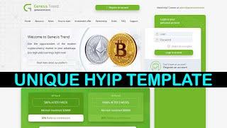 Unique HYIP Templates. GoldCoder HYIP Template | HYIP Script