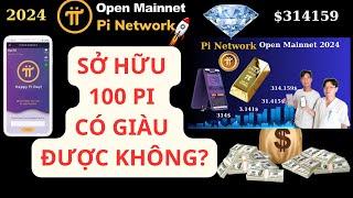 Pi Network - Pioneers Sở hữu 100 Pi có giàu được không?