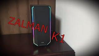 ZALMAN K1 корпус с RGB LED подсветкой из Rozetka. ZALMAN K1 ATX Mid-Tower Computer Case