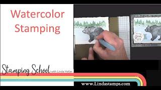 Watercolor Stamping