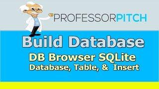 SQLite: Build Database in DB Browser