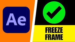 How to FREEZ Frame in After Effects (2024)