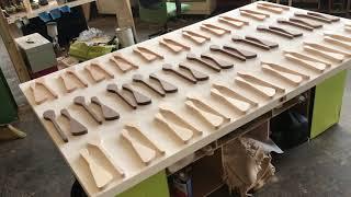 On-Demand Manufacturing of Wooden Cutlery Blanks by PEV Labs in Charlottesville Virginia