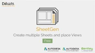 SheetGen Revit Add-in to create Sheets and place Views