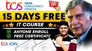 TCS Offering 15 Days Free information Technology Certification |Online IT Course for Non-IT Students