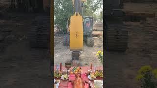 Wow excavator perfect drop hammer 4.5ton good process #shortsfeed #youtubeshorts #shorts #short