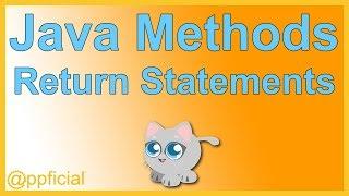 Java Methods Return Statements - Value Returning Method Tutorial - Learn to Code - Appficial