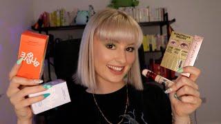 ASMR| Haul (testing my products on you, skin care & make up) 