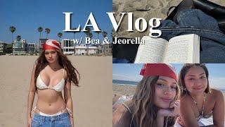 LA VLOG | yoga in venice beach with Bea & Jeorella + melrose trading post