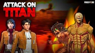 Titan's Attack || Free Fire New Short Story || Kar98 army