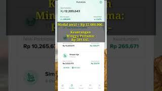 Review Imbal Hasil/ Keuntungan Investasi Reksadana di BIBIT || Minggu Ke-1️⃣