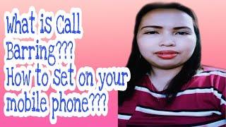 What is Call Barring|How to Set Call Barring in Cellphones