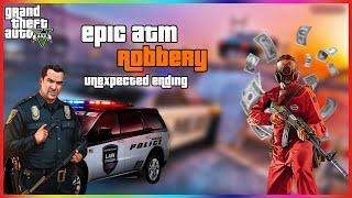 GTA V grand rp ATM ROBBERY epic funny moment ‍️ #2