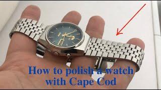 How to polish a watch with Cape Cod cloth - Scratch Removal