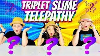 * Triplet * Twin Telepathy Slime Challenge!  Mystery Slime Edition!