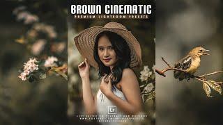 Cinematic Brown Photography Preset │ Lightroom Presets Free Download │ DNG-XMP