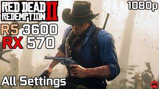 Red Dead Redemption 2 | Gameplay | Ryzen 5 3600 + RX 570 4GB | All Settings 1080p | 2020