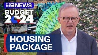 PM unveils multi-billion dollar housing crisis package | 9 News Australia