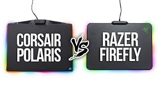 Corsair Polaris vs Razer Firefly - RGB Mousepad Comparison